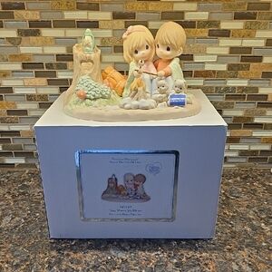 Precious Moments Pastel Figurine with Children and Animals